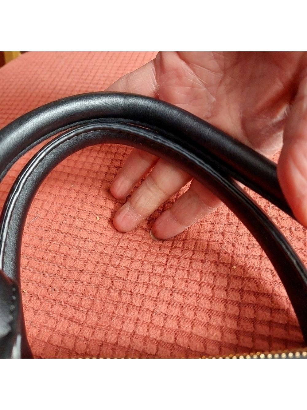 Taupe Large Formed Shell Bag - Picture 5 of 16